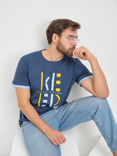 Футболка мужская Фантом индиго