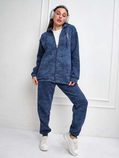 Костюм женский Дюна начёс индиго