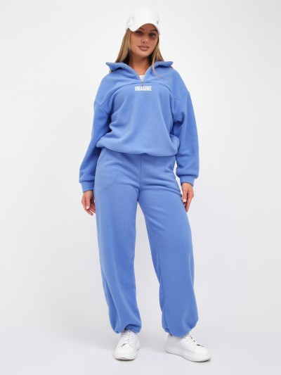 Костюм жен. Тренд-2 флис голубой