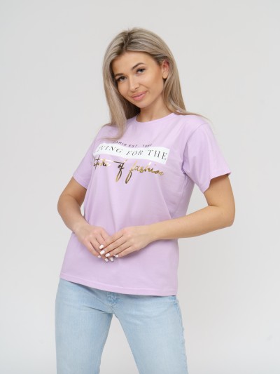 Футболка женская Имидж лаванда