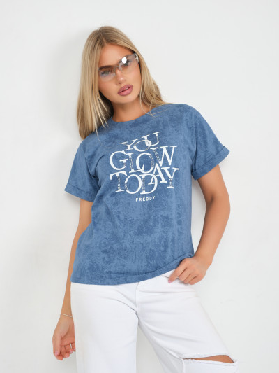 Футболка жен. Лиона варенка индиго