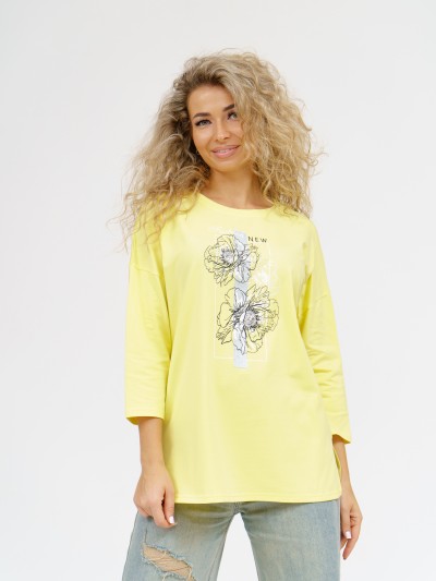 Лонгслив Стиль лимон