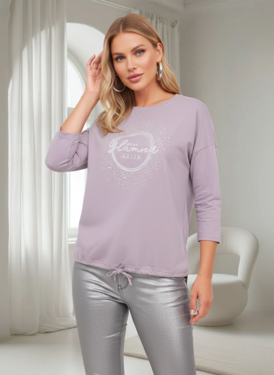 Лонгслив жен. Гламур корица