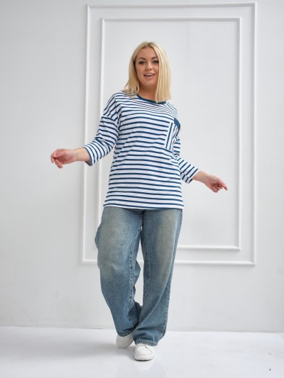 Лонгслив Горизонт петроль