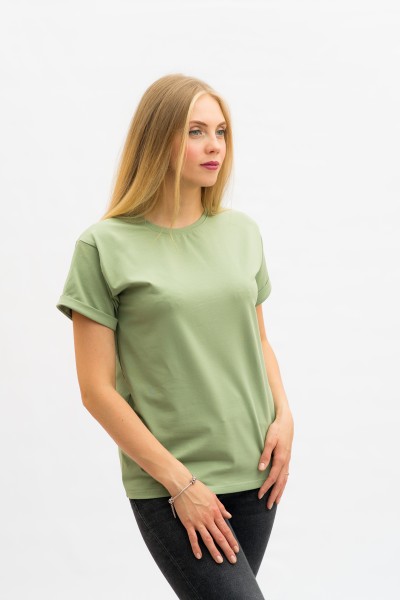 Футболка женская Классика фисташка