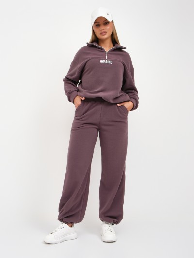 Костюм жен. Тренд-2 флис т.лиловый