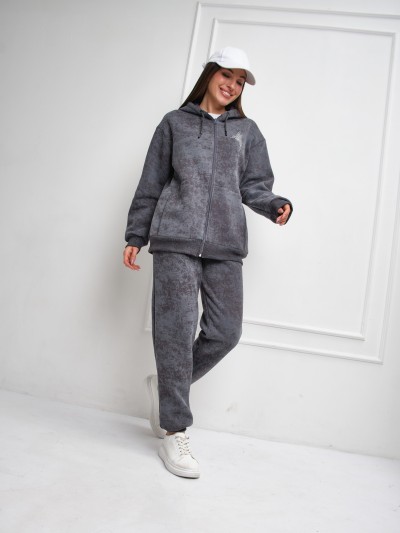 Костюм женский Дюна начёс серый