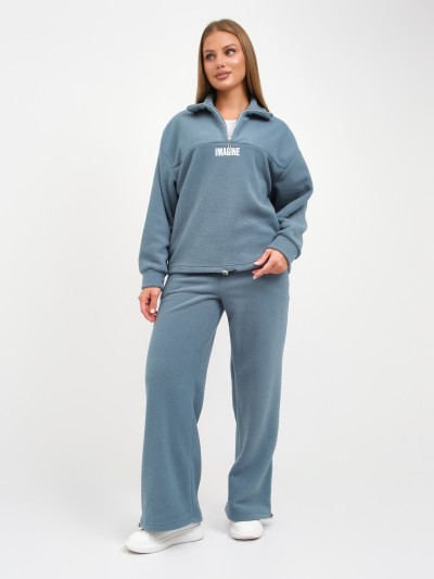 Костюм жен. Тренд-2 флис изумруд