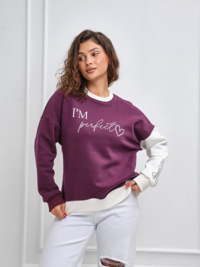 Толстовка женская Медея начес марсала