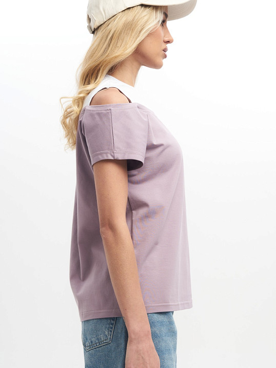 Футболка женская Аморе корица