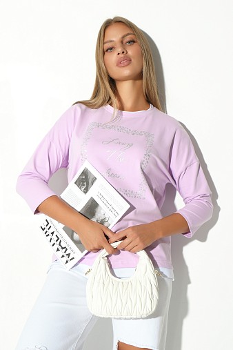 Лонгслив жен. Асти лаванда