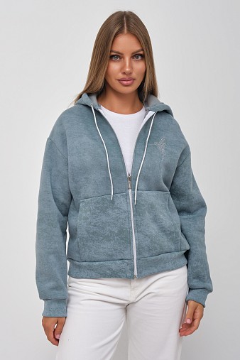 Толстовка женская Дюна начёс фисташка