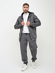 Костюм муж. Дэнди 3-х нитка начес т.серый