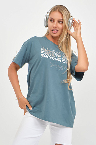 Футболка женская Рио изумруд