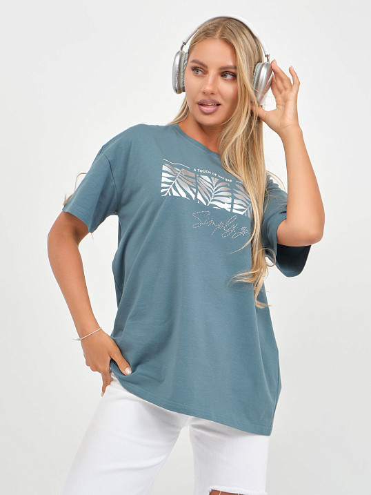 Футболка женская Рио изумруд