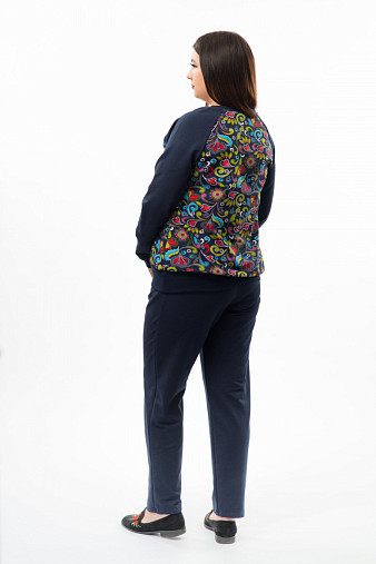 Костюм Берта сине-зеленый