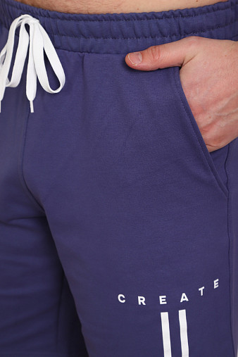 Шорты муж. Хамелеон футер индиго