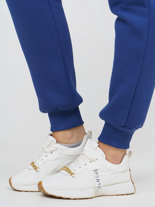 Брюки женские футер 3-х нитка индиго