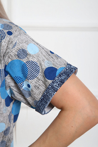 Костюм женский Линда джинс/круги