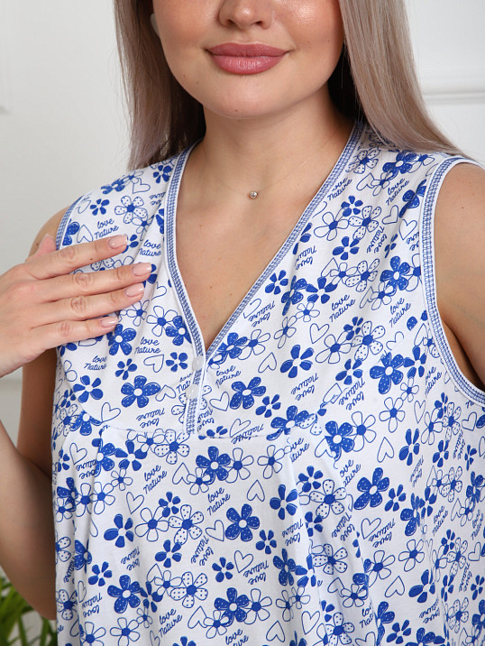 Ночная сорочка Кудесница василек