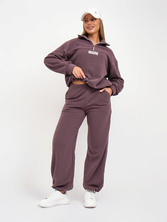 Костюм жен. Тренд-2 флис т.лиловый