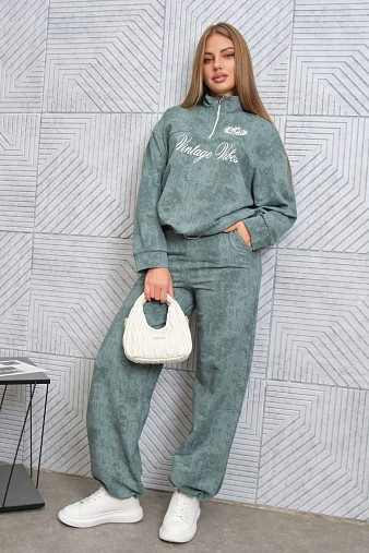 Костюм женский Верона варенка фисташка