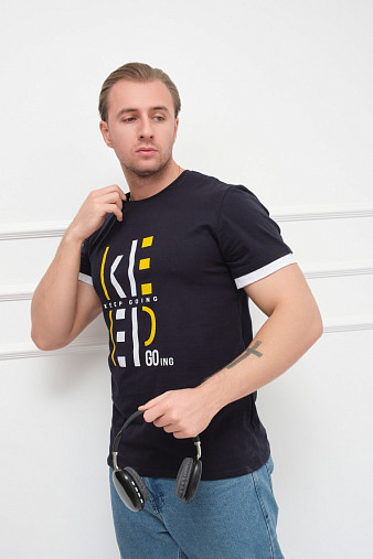 Футболка мужская Фантом синий