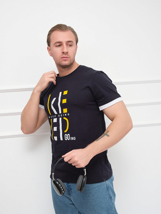 Футболка мужская Фантом синий