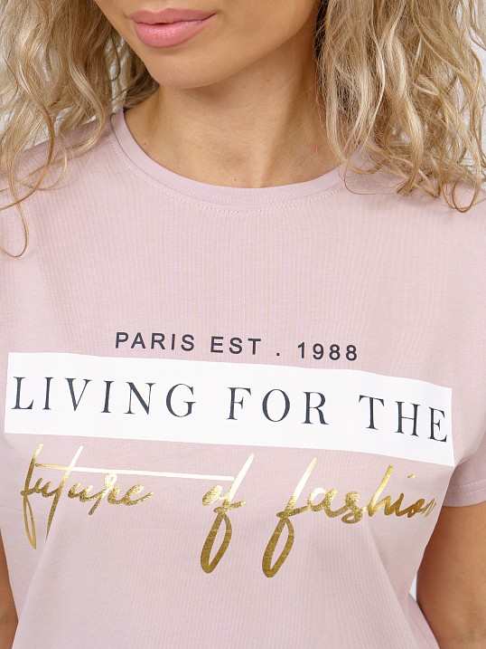 Футболка женская Имидж пыльная роза Футболка женская Имидж пыльная роза