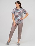 Костюм Поэзия какао/монстера