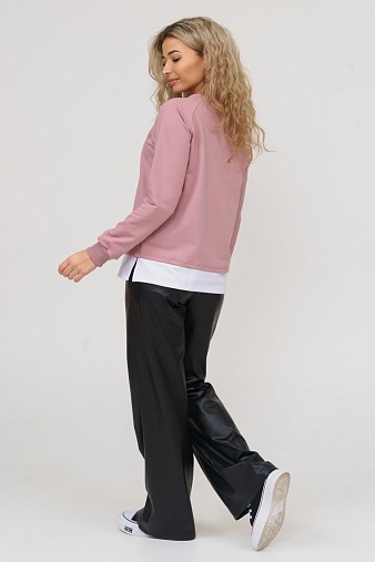 Толстовка женская Дабл сухая роза