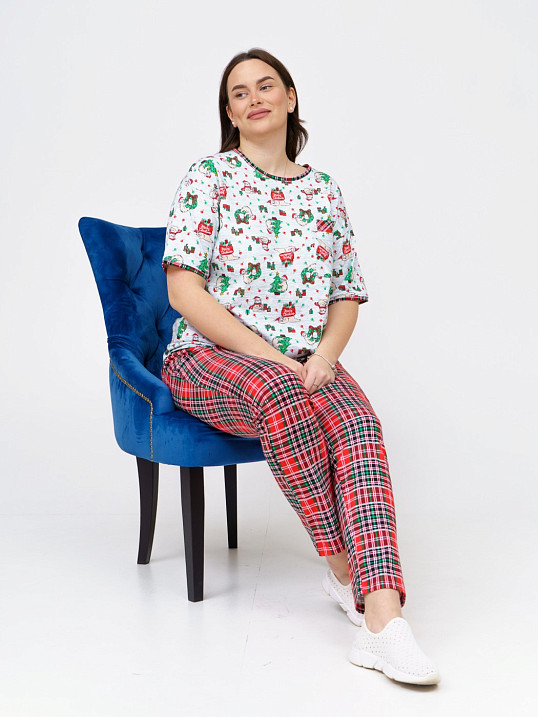 Костюм Кэнди красно/зеленая клетка