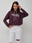 Толстовка женская Винтаж баклажан