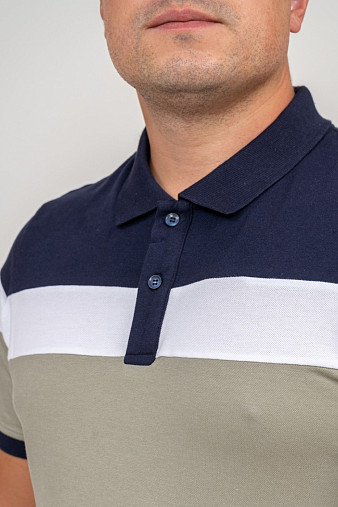 Рубашка-Поло арт.5903 комб. т.синий