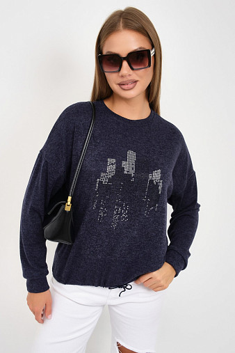 Джемпер женский Келли-2 синий