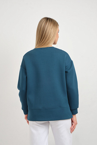 Свитшот женский Лео петроль