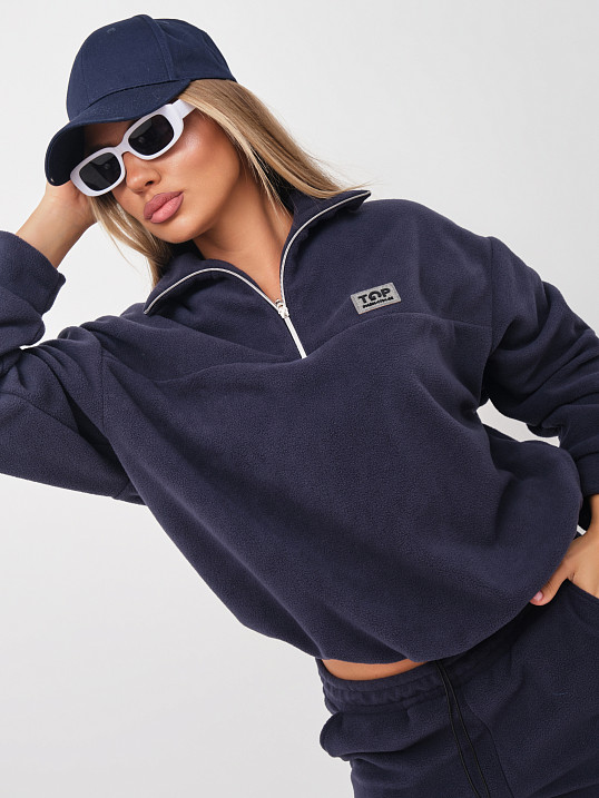 Костюм жен. Тренд флис т.серый