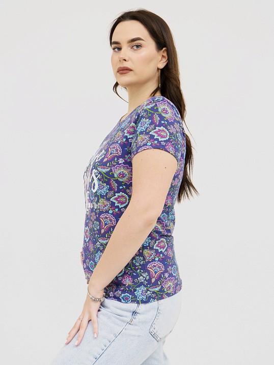 Футболка Карнавал хлопок фиолет