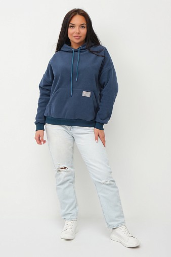 Толстовка женская Бэлла флис петроль