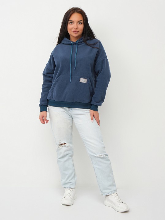 Толстовка женская Бэлла флис петроль