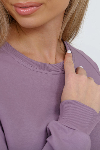 Толстовка женская Дабл светло-лиловый