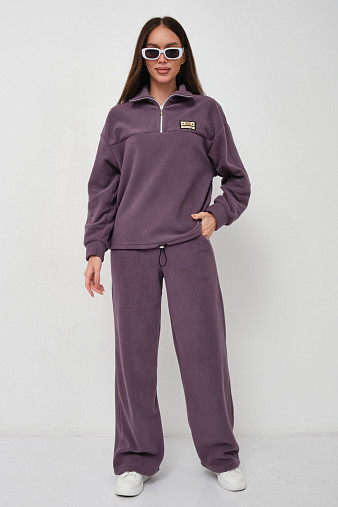 Костюм жен. Тренд флис т.лиловый