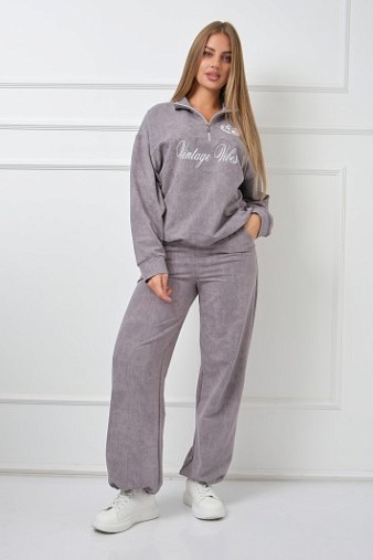 Костюм женский Верона варенка серый