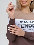 Толстовка женская Триада беж/шоколад