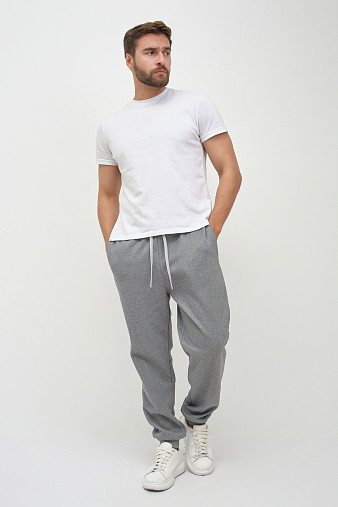 Брюки мужские теплые серый