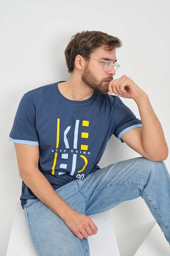 Футболка мужская Фантом индиго