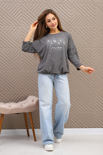 Джемпер женский Флай серый