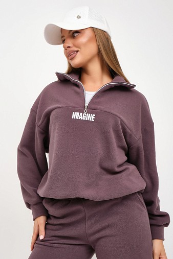 Костюм жен. Тренд-2 флис т.лиловый