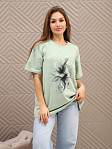 Футболка женская Жанет фисташка