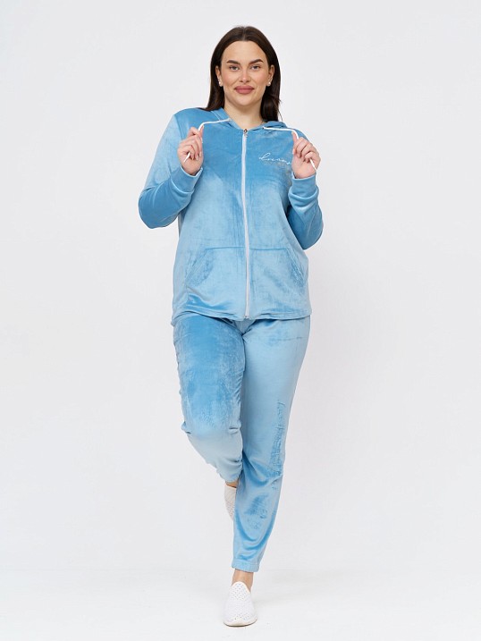 Костюм Авеню велюр аква Костюм Авеню велюр аква